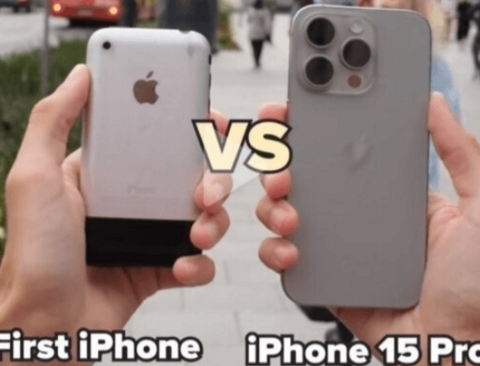 아이폰1 vs 아이폰 15 pro 카메라 비교